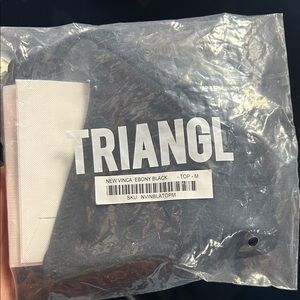 triangl swimwear Black Bikini Top